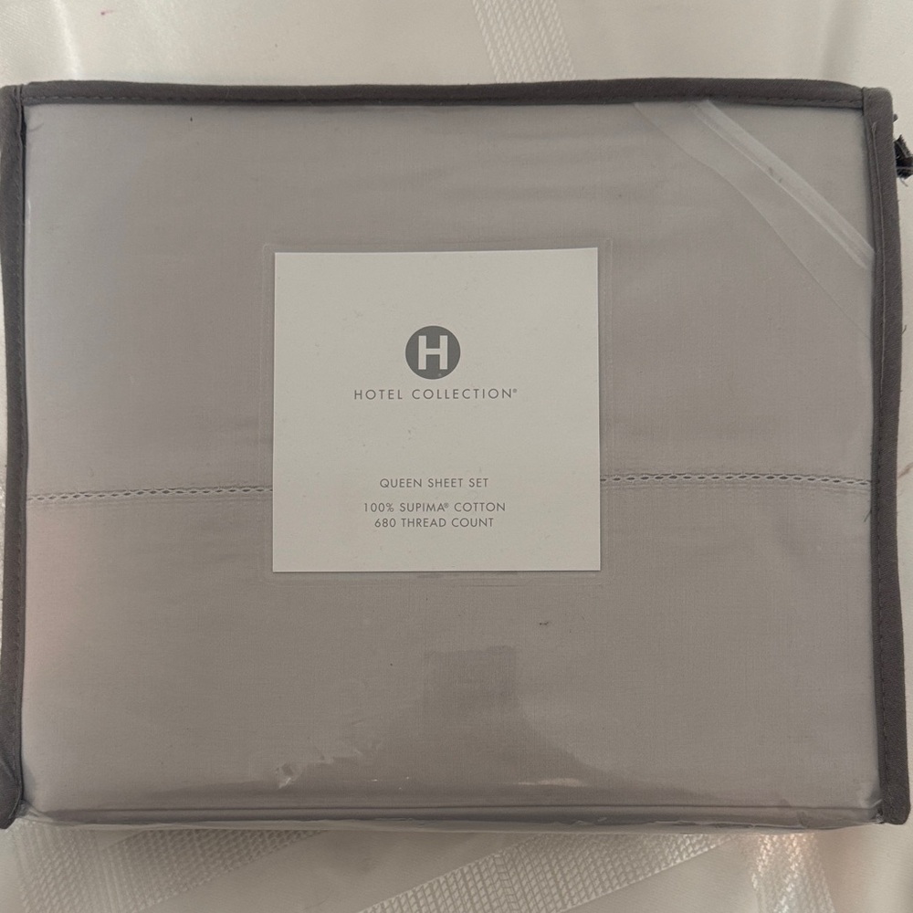 Hotel Collection Silver Queen Sheet Set